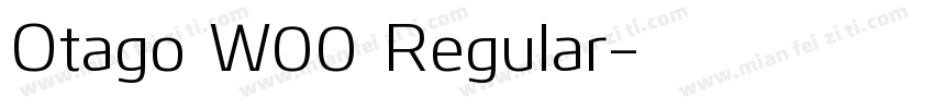 Otago W00 Regular字体转换